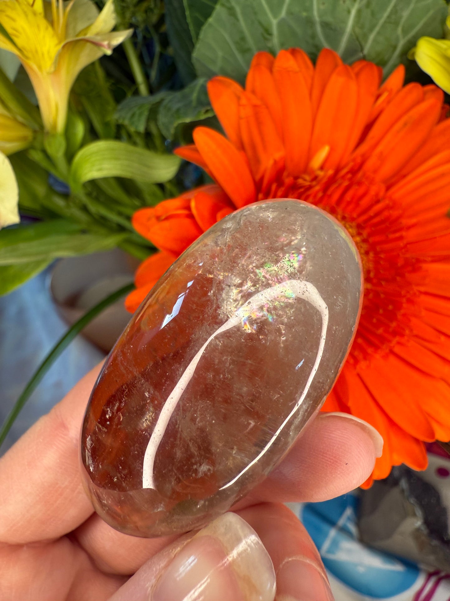 Smoky Quartz Palmstones