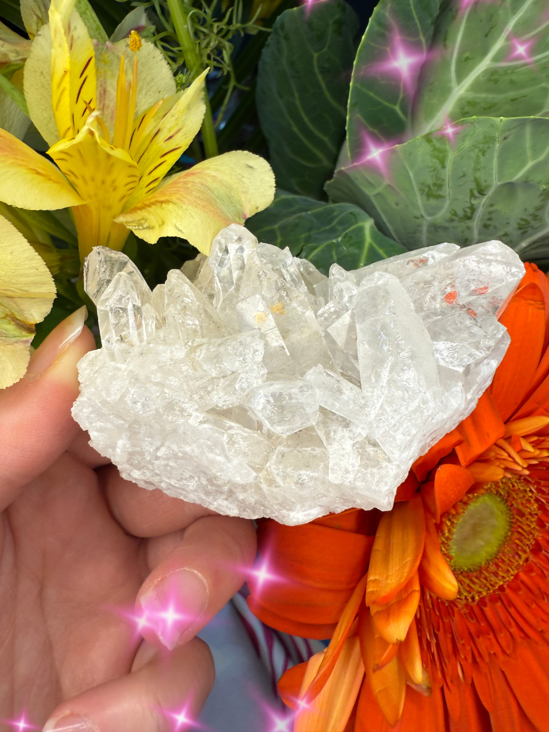 Clear Quartz Cluster