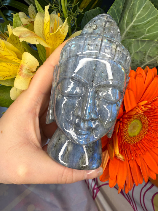 Labradorite Zen Statue