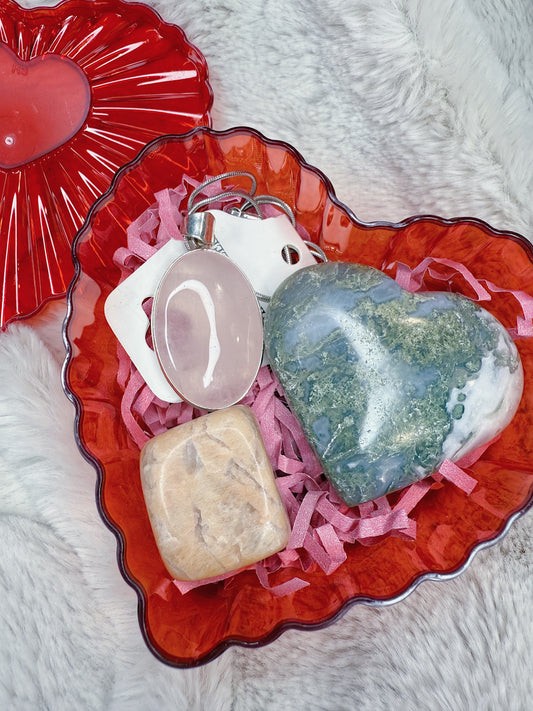 Rose Quartz Necklace Heart